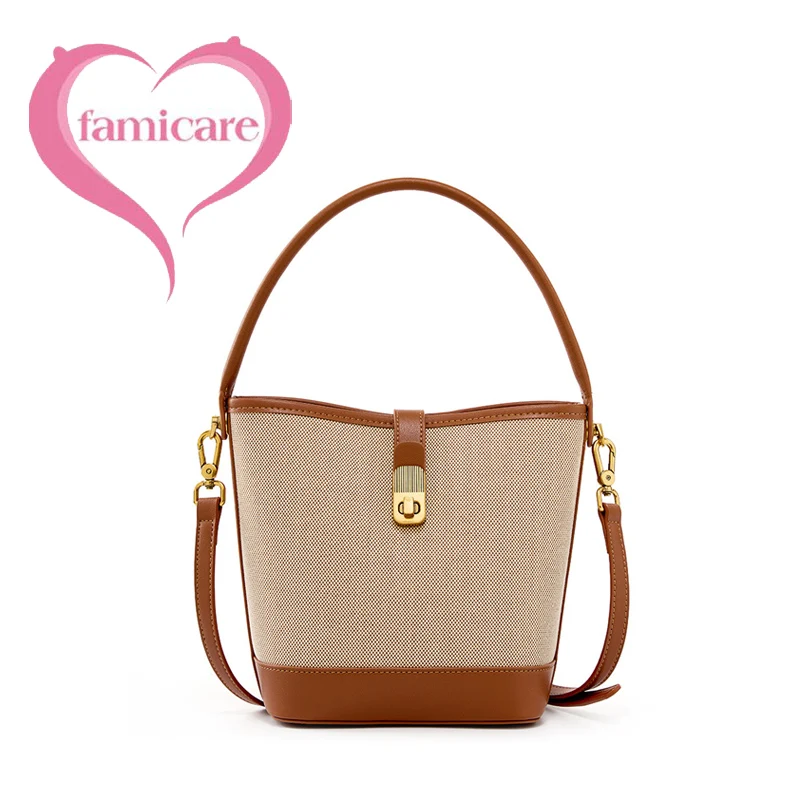 New Women Casual Split Leather Underarm Handbag Ladies Commuter Shoulder Crossbody Tofu Bag Fashionable Girl's Small Square Bags