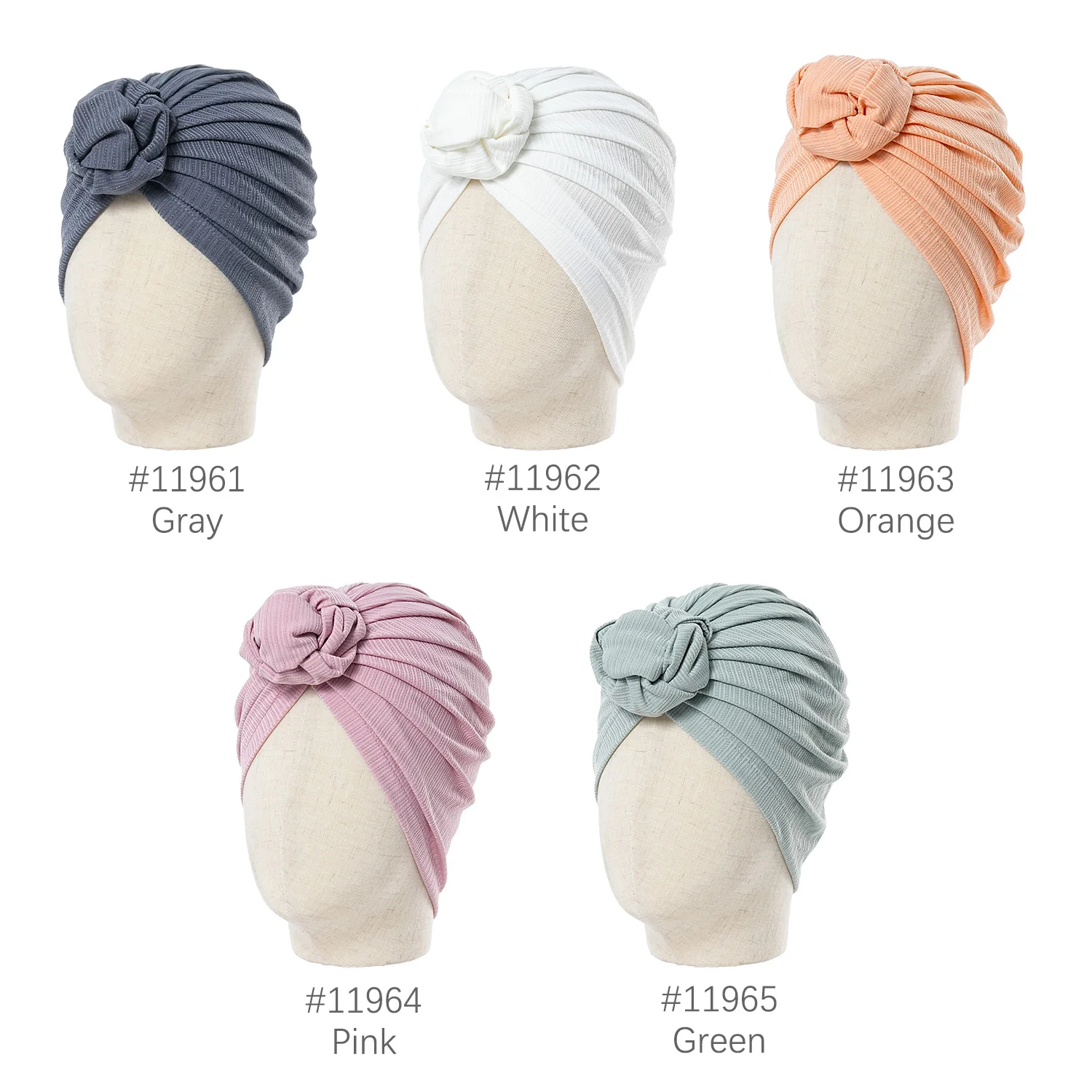 2024 Summer New Cotton Top Knot Flower Decor Headwrap Women Muslim Turban Hat Bonnet Beanie Headscarf Chemo Cap Bandanas