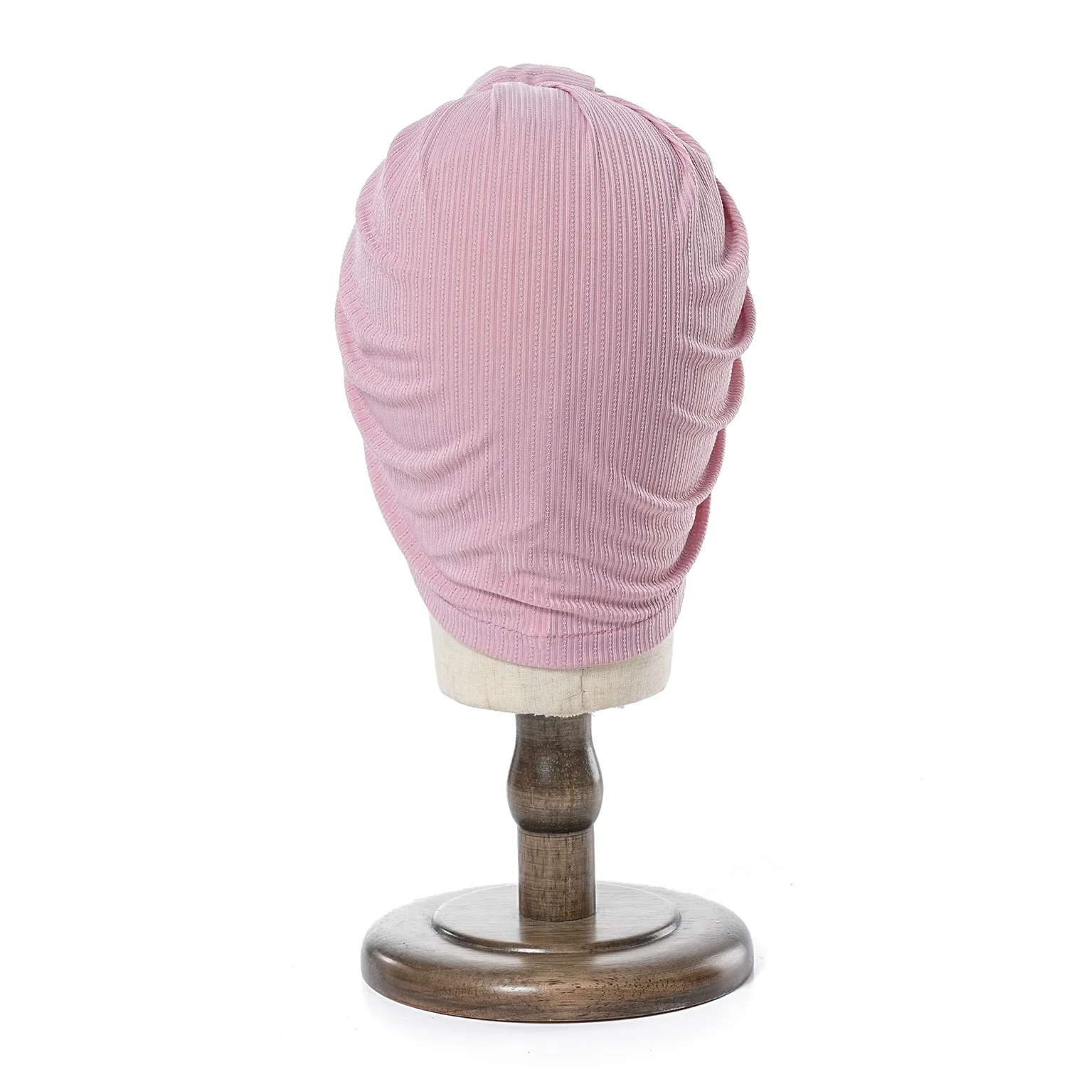2024 Summer New Cotton Top Knot Flower Decor Headwrap Women Muslim Turban Hat Bonnet Beanie Headscarf Chemo Cap Bandanas