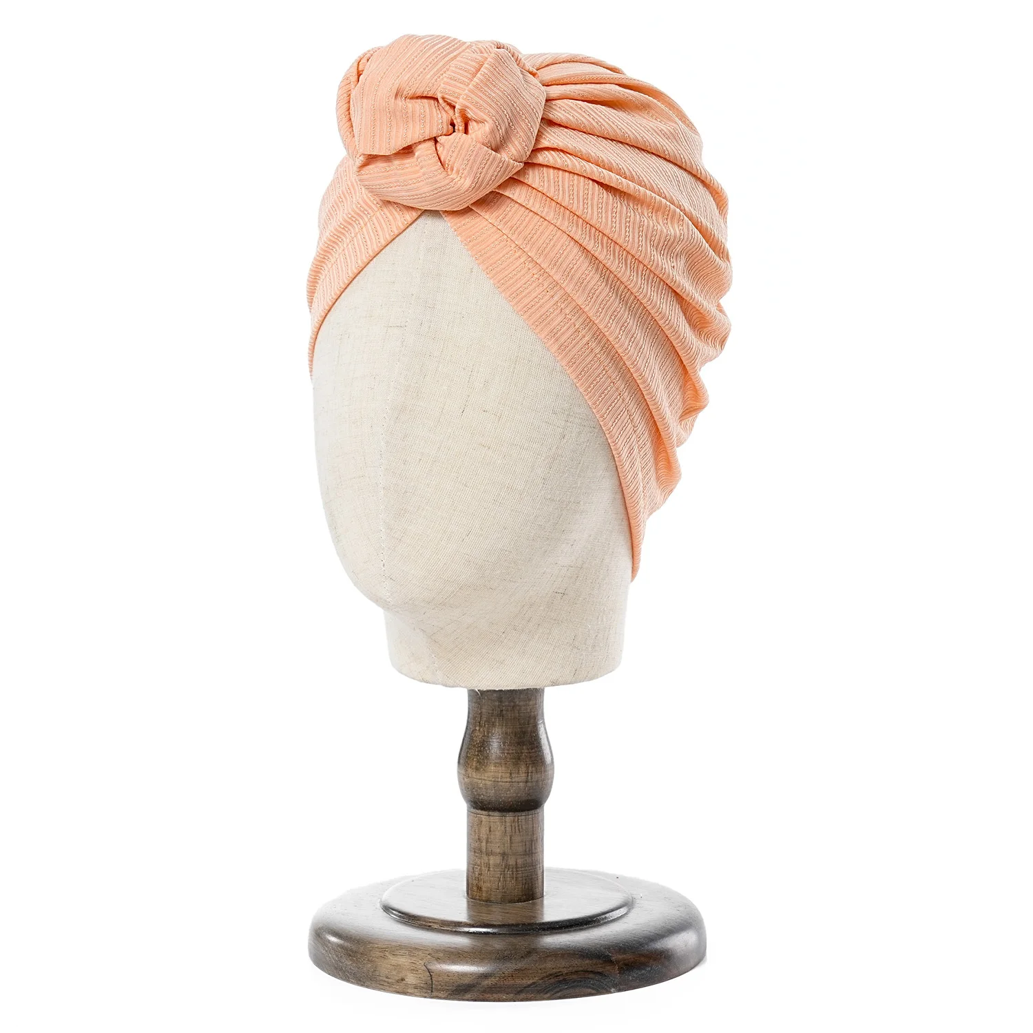 2024 Summer New Cotton Top Knot Flower Decor Headwrap Women Muslim Turban Hat Bonnet Beanie Headscarf Chemo Cap Bandanas