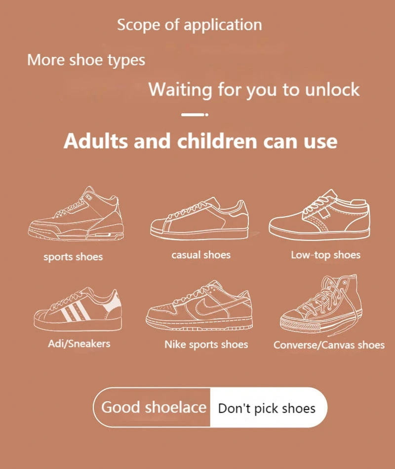 Magnetic Locking Shoelaces Without Ties Sneakers Elastic Laces Children Adults No Tie Shoe Laces Shoe Accessories 1Pair