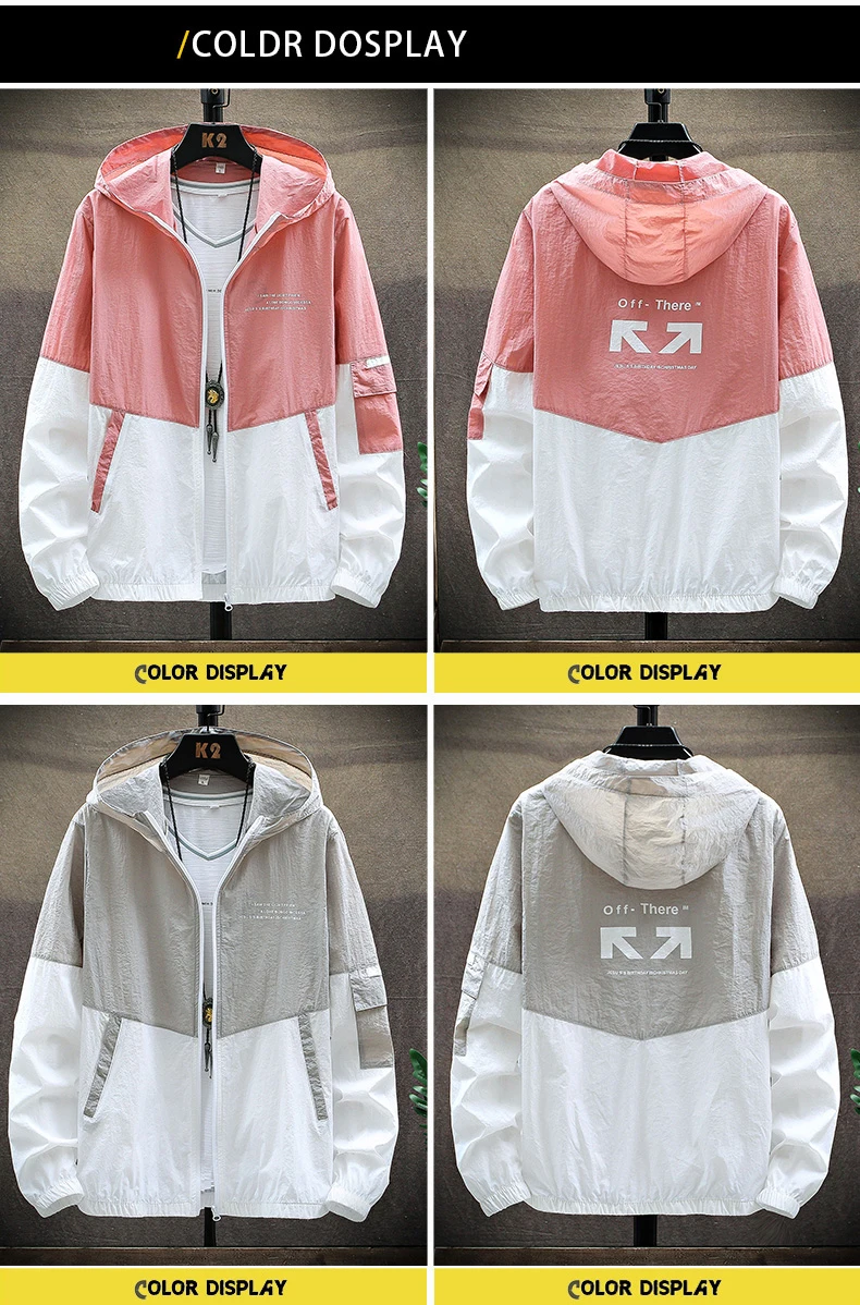 New Fashion Loose Lightweight Breathable Versatile Top Outdoor High Quality Sports and Leisure UV Resistant Neutral Jacket