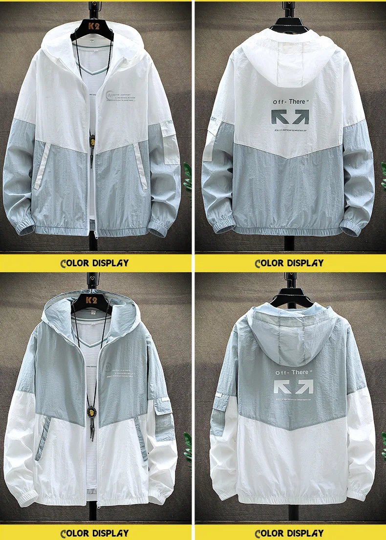 New Fashion Loose Lightweight Breathable Versatile Top Outdoor High Quality Sports and Leisure UV Resistant Neutral Jacket