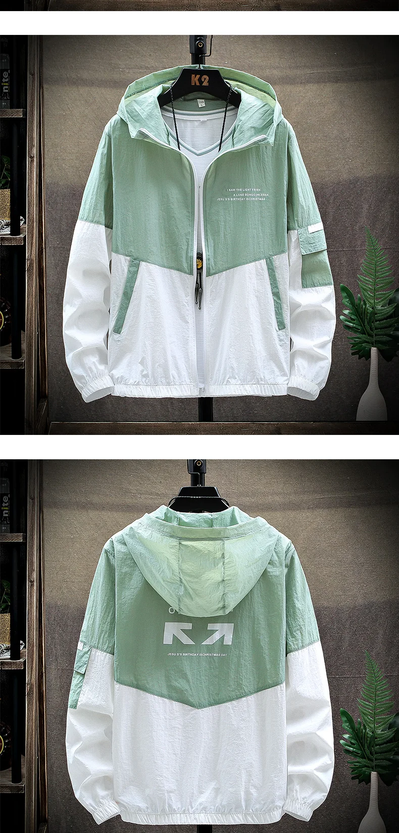 New Fashion Loose Lightweight Breathable Versatile Top Outdoor High Quality Sports and Leisure UV Resistant Neutral Jacket