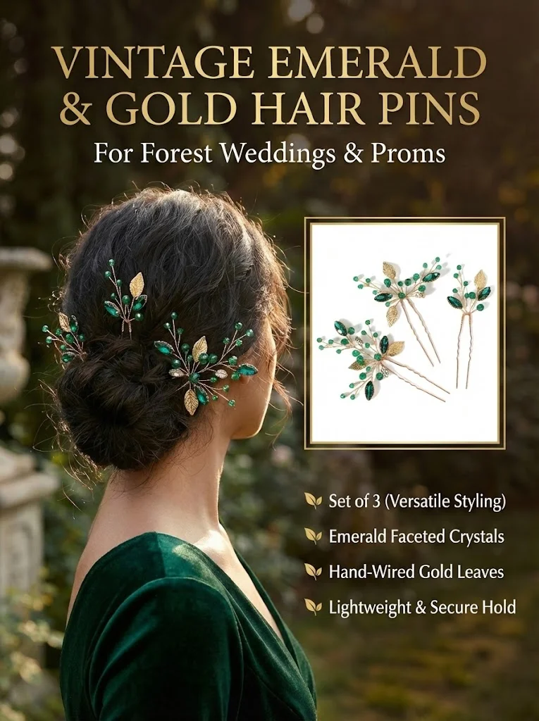3Pcs/set Crystal Pearl Hairpins for Women Wedding Party Bag Hat Accessories Hair Sticks Girls Holiday Gifts Jewelry Headpieces