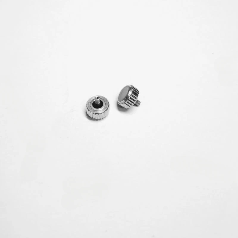 1PC Silver Long Tube Watch Crown 2.5mm Hole Diameter 4.5/5.0/5.5/6.0/6.5/7.0mm Head Diameter for Watch Repair