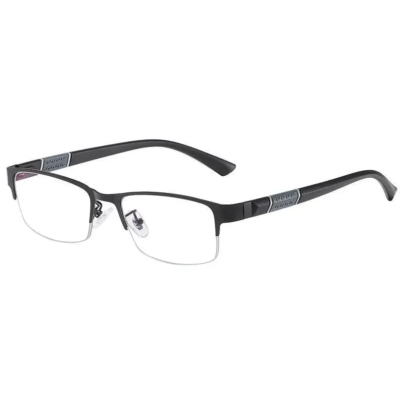 Popular Color Changing Photochromic Glasses for Men Women Business Near Sighted Eyeglasses Unisex Vintage Half Frame Myopia