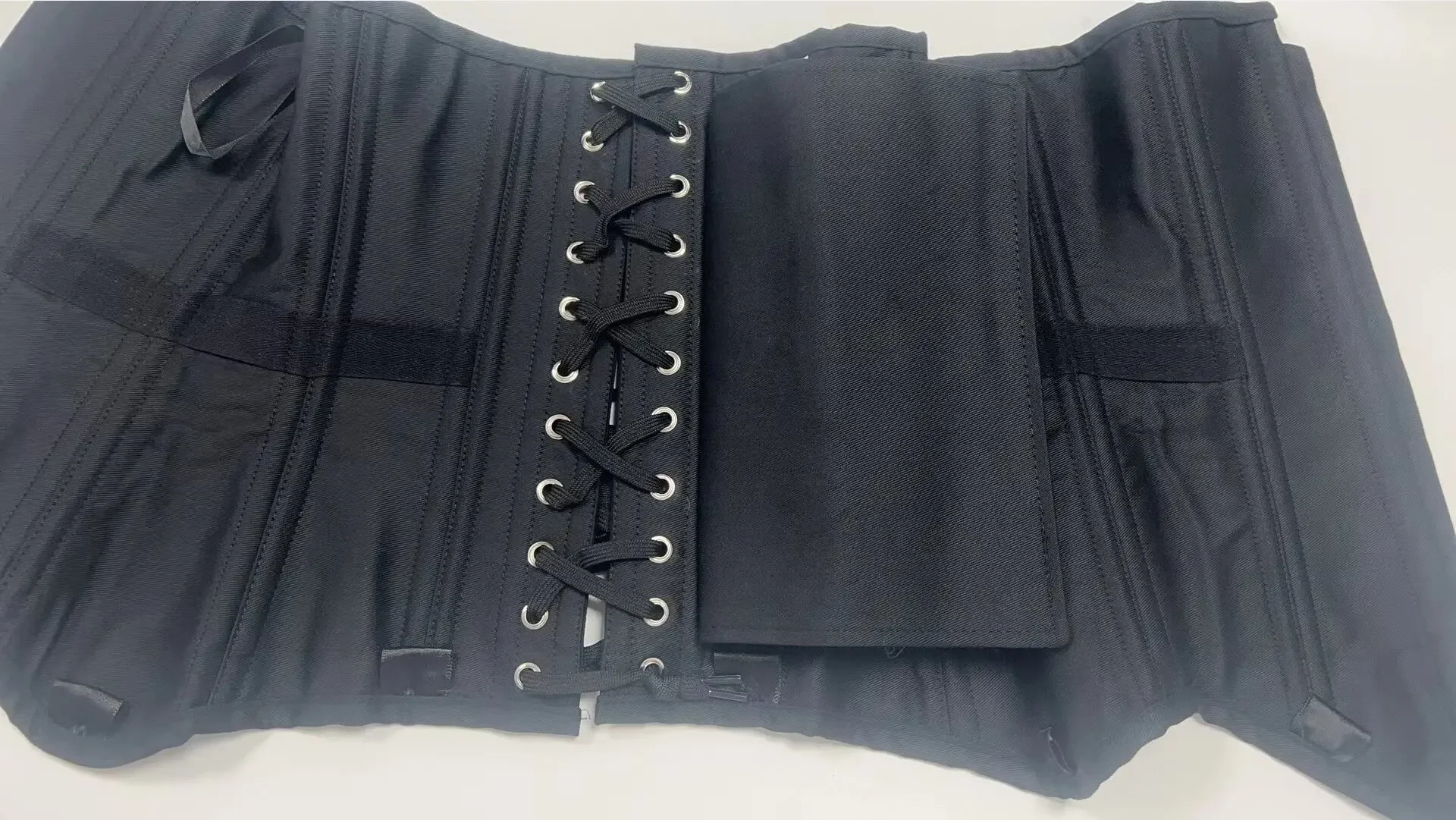 Underbust Corset 18 Spiral Steel Boned Body Shaper Woman Sexy Waist Control Long Torso Waist Cincher Corselet Top