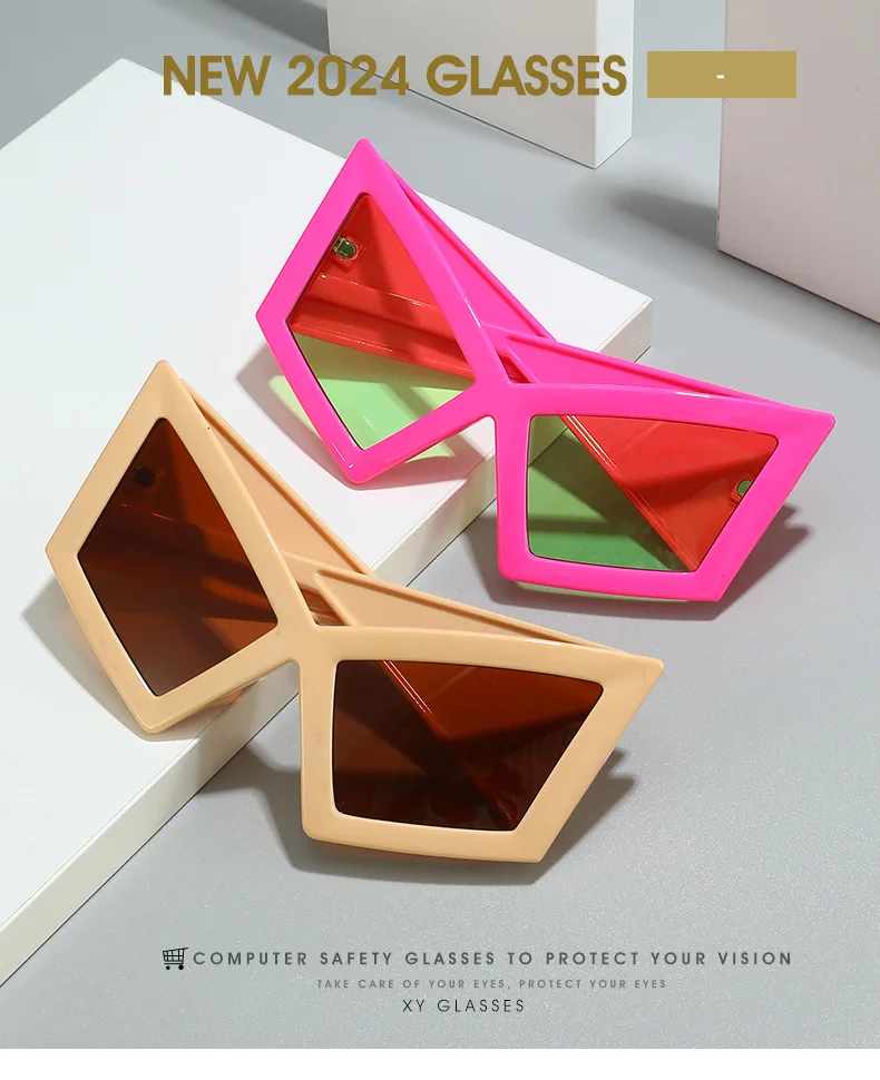 Fashion Oversized Cat Eye Sunglasses Women Men Big Frame 2026 Luxury Brand Vintage Sun Glasses For Ladies Eyewear Shades Goggles