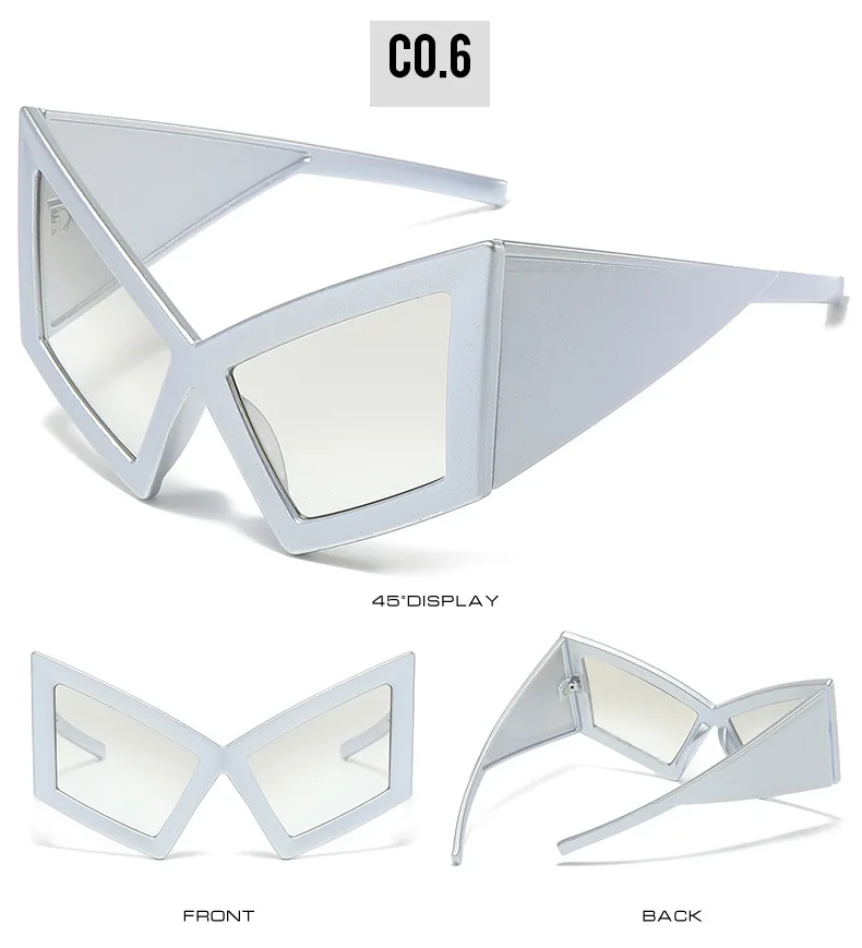 Fashion Oversized Cat Eye Sunglasses Women Men Big Frame 2026 Luxury Brand Vintage Sun Glasses For Ladies Eyewear Shades Goggles