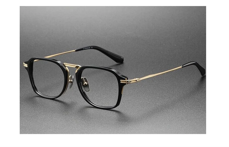 156MM Oversized Glasses Frame for Men Women Large Face Ultralight Titanium Acetate Retro Eyeglasses Classic Spectacles Eyewear
