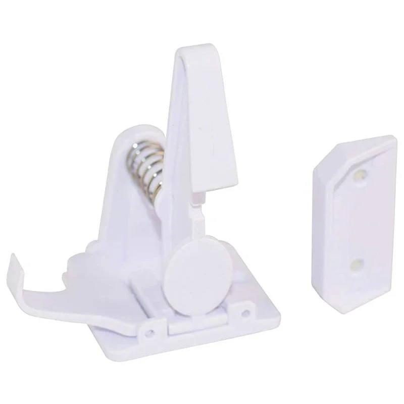 5/10Pcs Adhesive Baby Safety Lock for Drawer Cabinet Door Invisible Buckle Closet Locks Children Protection Baby Security Lock