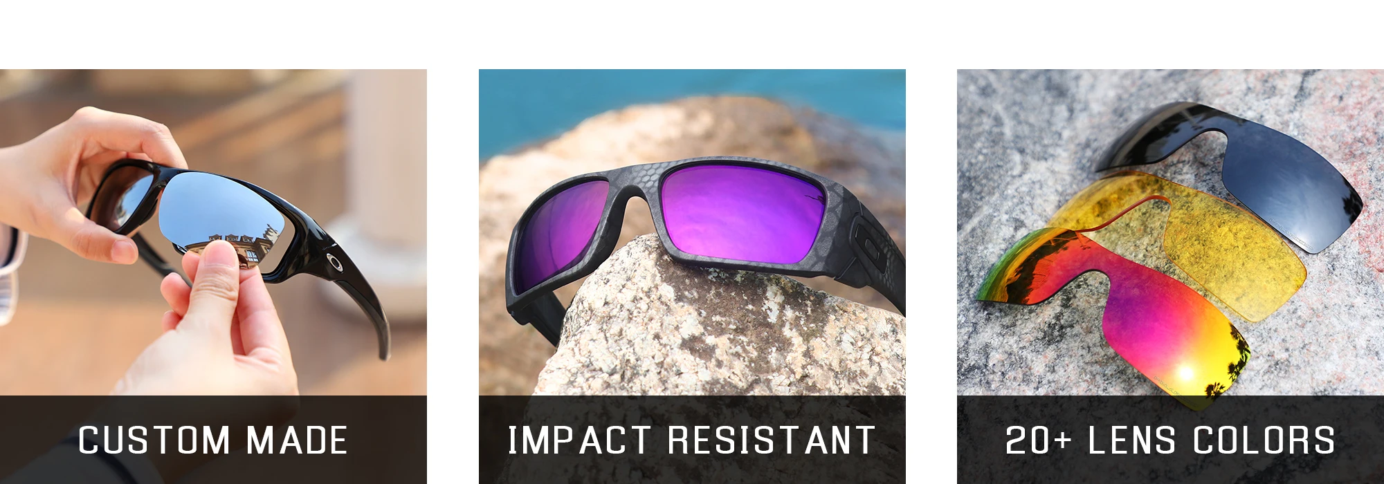 Bwake POLARIZED and NON POLARIZED Replacement Lenses for-Oakley Radar Path Vented Sunglasses - Multiple Colors