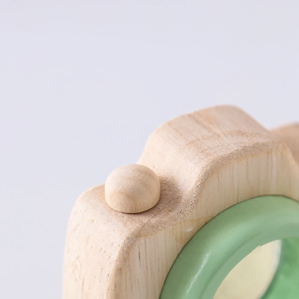 Baby Fashion Kaleidoscope Toys Wooden Colorful Camera Children Wooden Kids Montessori Toy Learning Early Educational Game Gifts