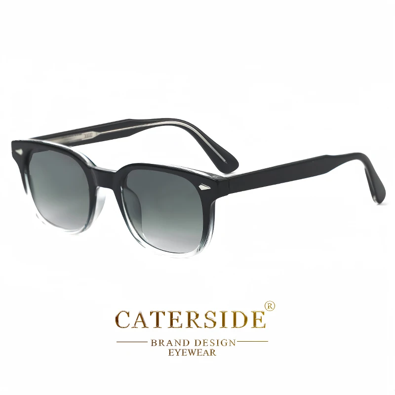 Caterside Retro Square Men's Sunglasses Propionic Pin Fashion Punk Sun Glasses Women's Travel Outdoor Party Event Eyewear UV400