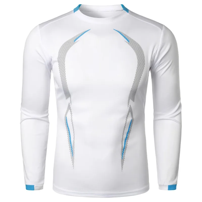 New Men's Sports Training Long Sleeve Quick-dry T-shirt Fitness Lightweight Streetwear Breathable Oversized T Shirts for Men