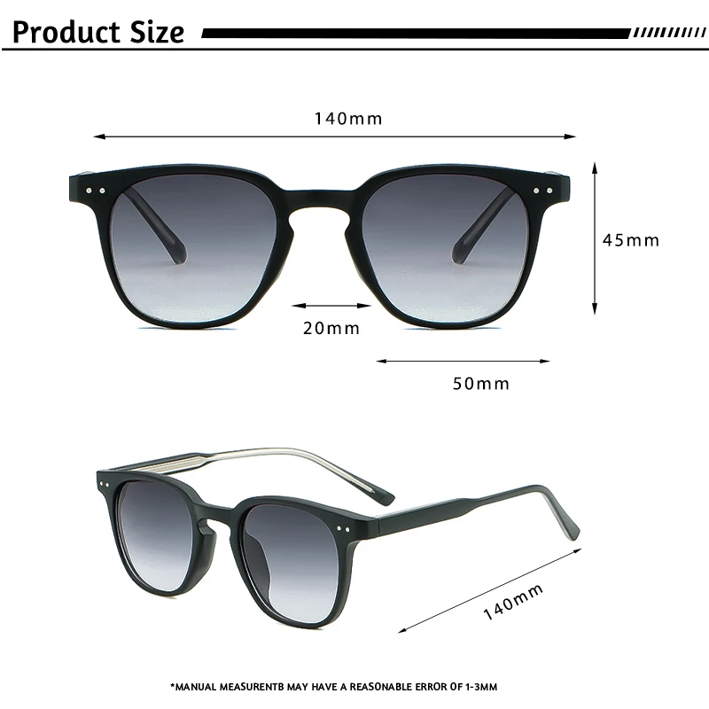 CATERSIDE Round Retro Sunglasses Men's Punk Fashion Brand Design Sun Glasses Women Travel Outdoor UV400 Shades Propionic Temple