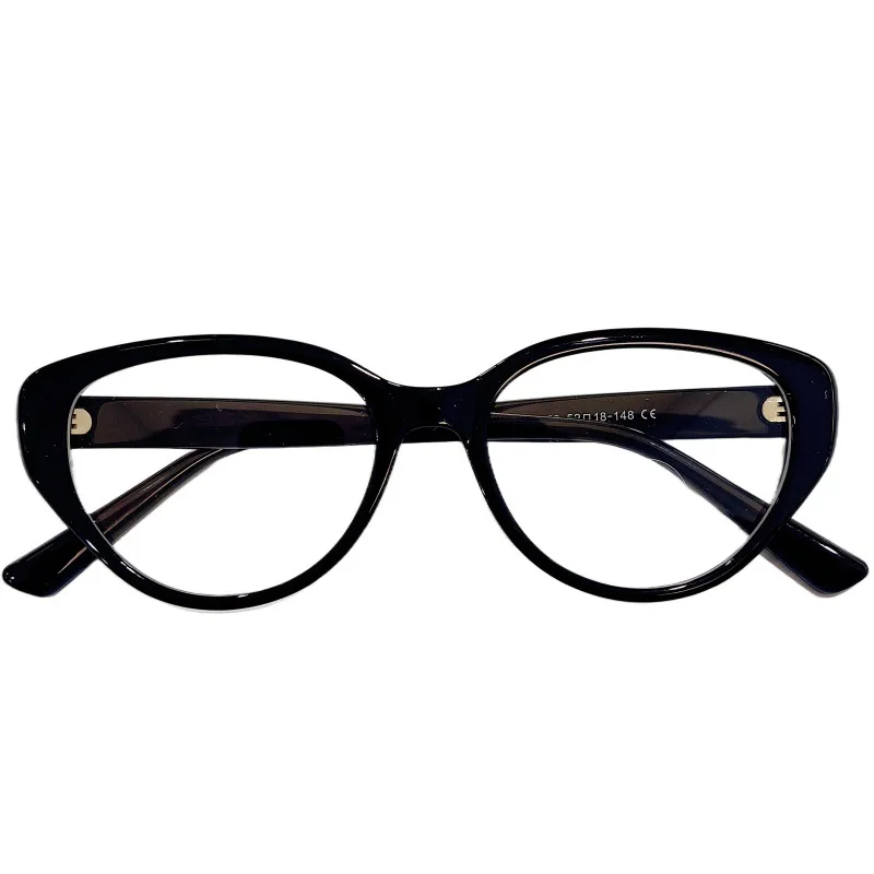 Women's New Cat Eye Myopia Glasses Trendy Luxury Design Near Sight Eyeglasses for Men Unisex Retro Clear Lens Eyewear 0-1.0-4.0