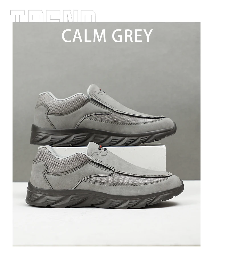 Men Leather Casual Shoes Breathable Loafers Men Sneakers 2024 New Male Comfortable Leather Flat Footwear Sneakers Men Shoes