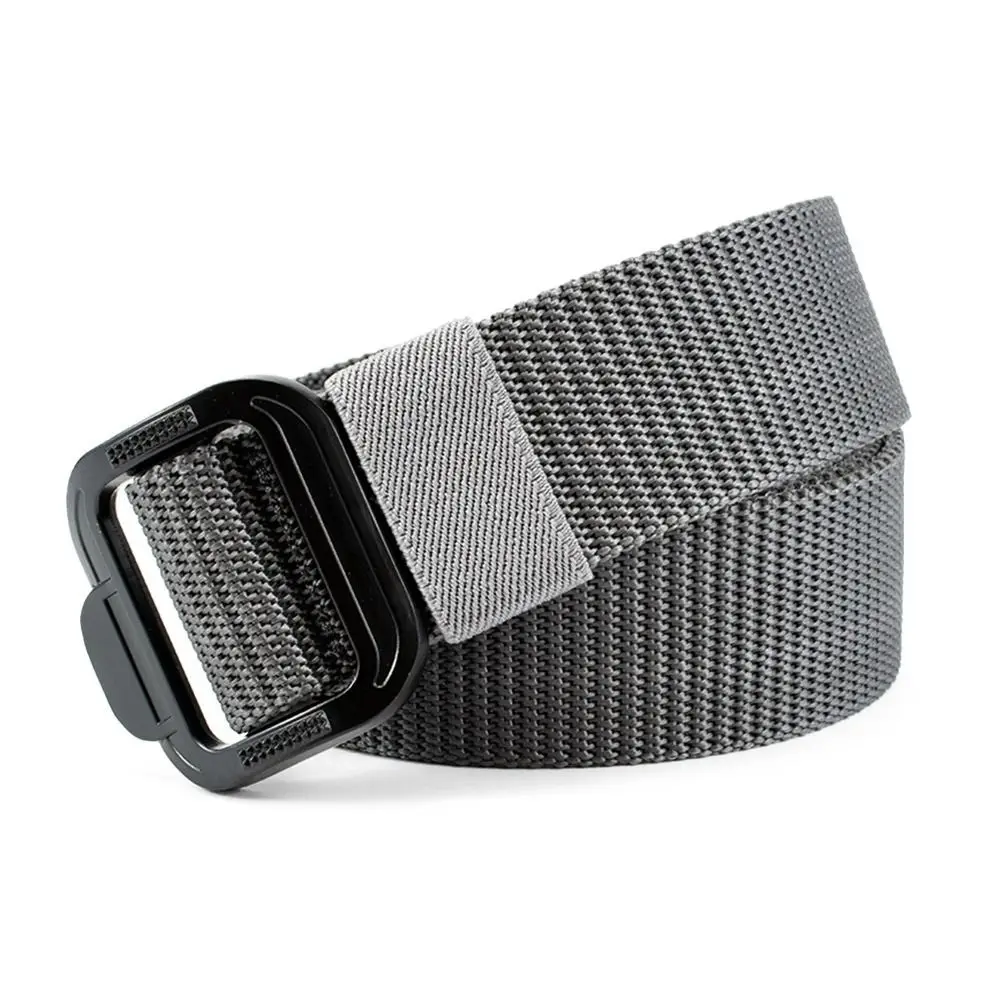 Nylon Outdoor Belt Men's Belt Alloy Button Unisex Free Size 3.8cm Wide Nylon Belt Waistband