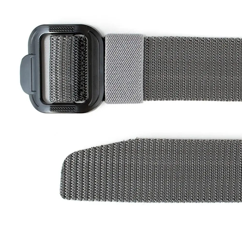 Nylon Outdoor Belt Men's Belt Alloy Button Unisex Free Size 3.8cm Wide Nylon Belt Waistband