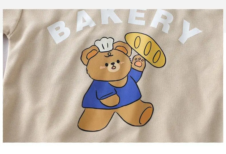 Short Sleeve Shorts Outfits 1 2 3 4Years Old Child Clothing Set Cartoon Print Tshirt+Shorts Casual Fashion Tops Shorts Two Piece