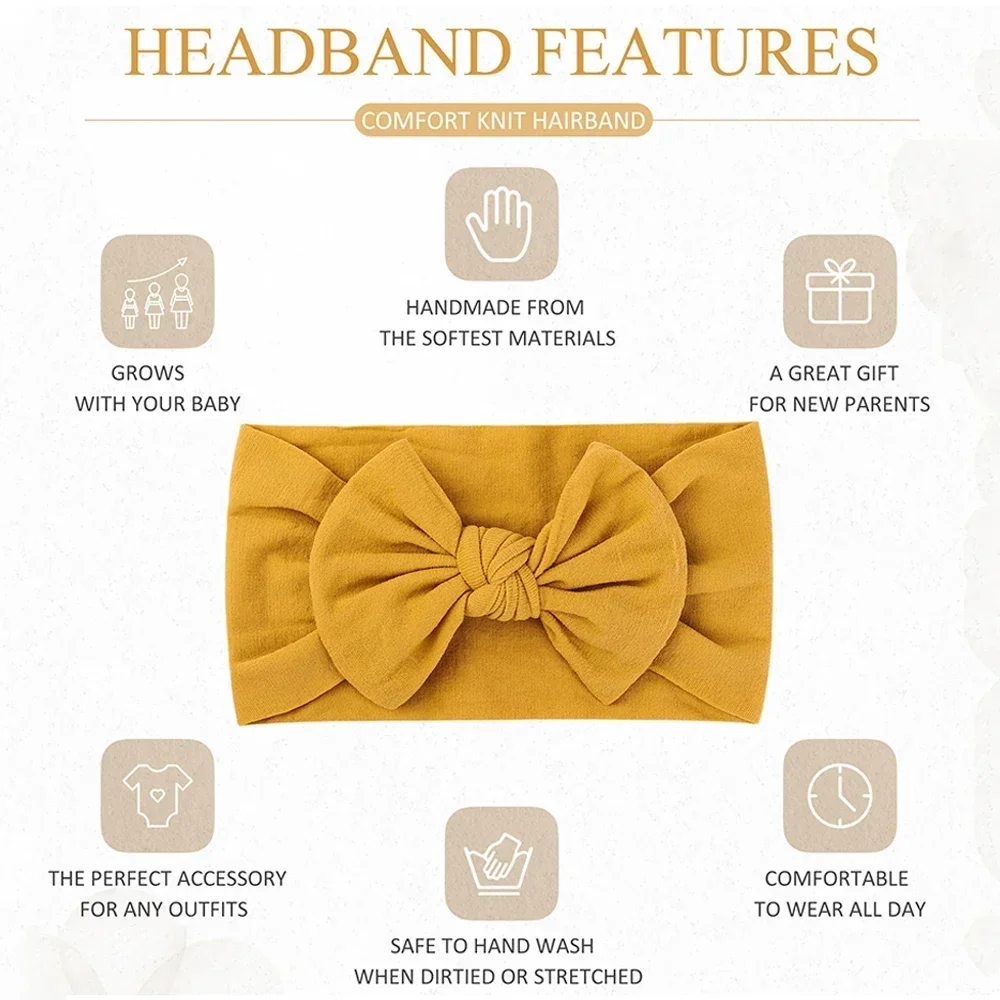 1Pc Baby Lace Headscarf Astique Suitable Newborn Girl Flower Headband Elastic Hairband Turban Soft Toddler Hair Accessories