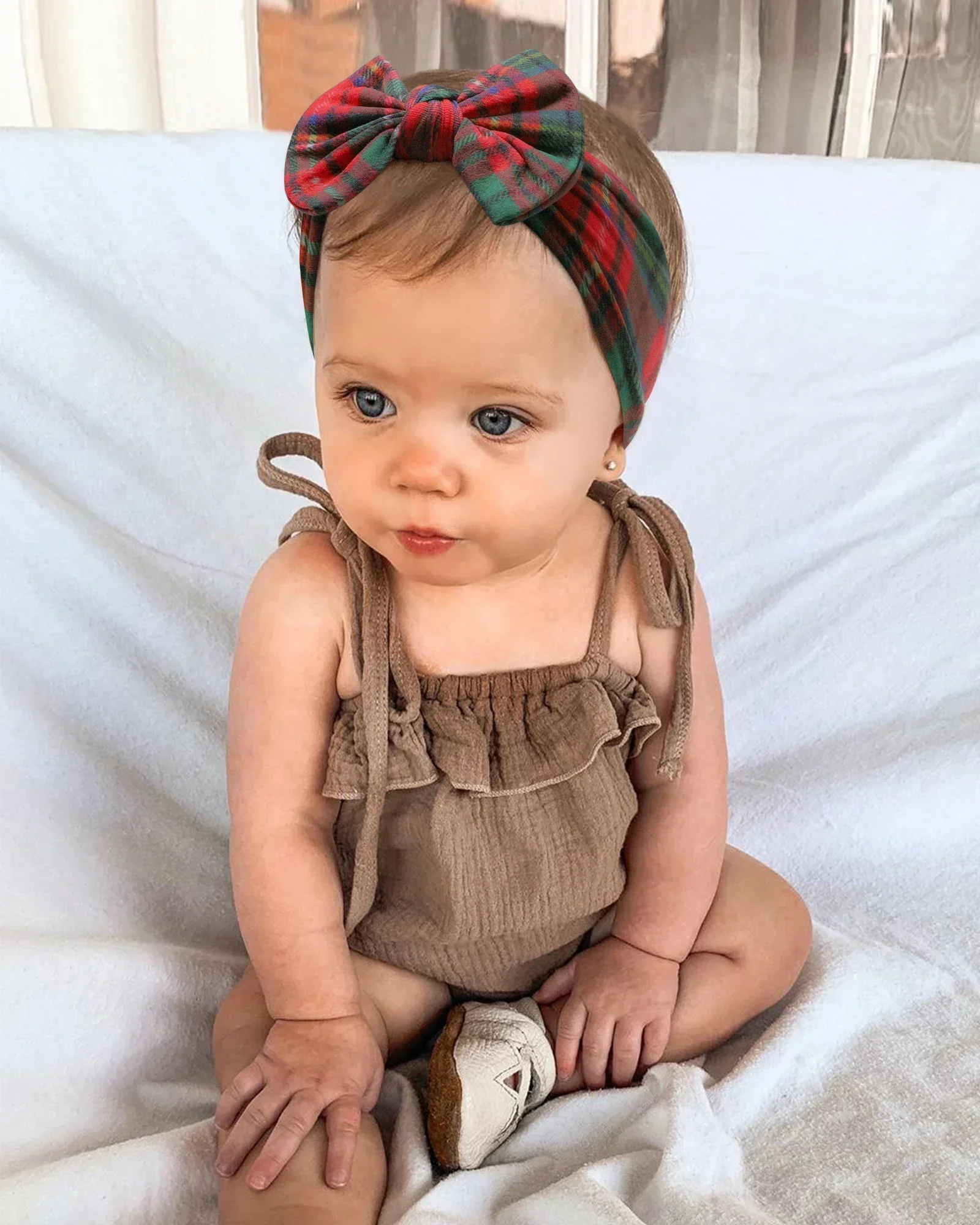 1Pc Baby Lace Headscarf Astique Suitable Newborn Girl Flower Headband Elastic Hairband Turban Soft Toddler Hair Accessories