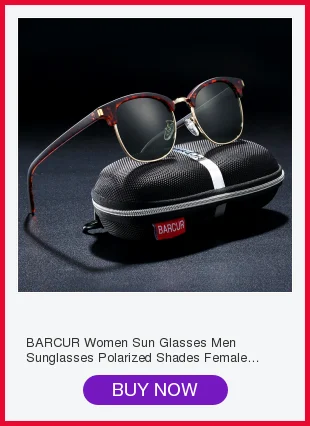 BARCUR Bamboo Cat Eye Sunglasses Polarized Metal Frame Wood Glasses Lady Luxury Fashion Sun Shades With Box