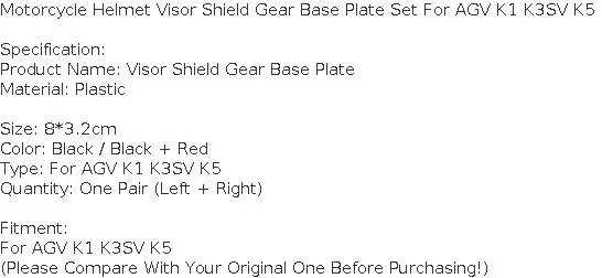 Motorcycle Helmet Accessories for AGV K1 K3 K3SV K5 K5S Capacetes Lining Pad Chin Nose Protector Vent Accesorios Para Moto