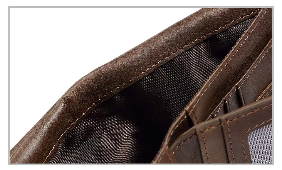 HUMERPAUL Retro Wallet for Men RFID Genuine Leather Hasp Zipper Card Holder Coin Purse Short Bifold Men Women Portomonee