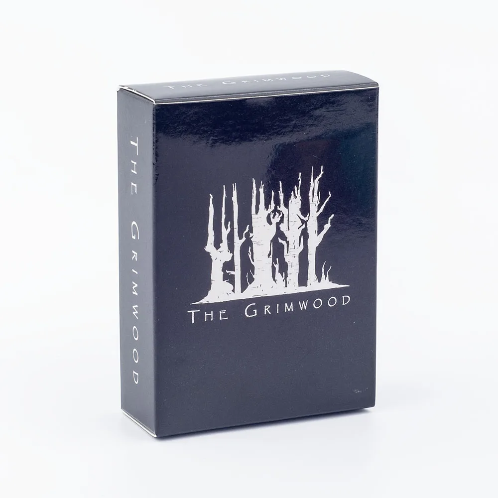 English Version The Grimwood Board Game 72Pcs Standard Poker 8.8*6.3cm Slightly Strategic Cards for Family Gatherings