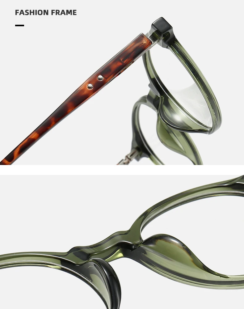 Vintage Round Frames Myopia Prescription Glasses Small Size Anti Blue Light Computer Optical Eyeglasses Frame for Men Women