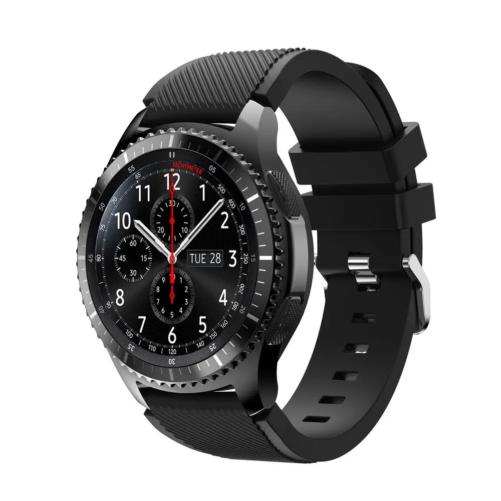 20mm 22mm Band for Samsung Galaxy Watch 7/4/5 pro/6 classic/Gear s3 40 44mm silicone correa bracelet Huawei watch GT/2/3/4 strap