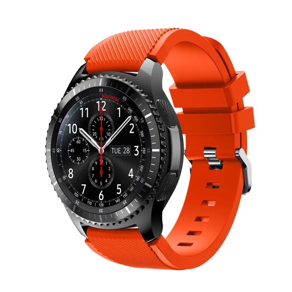 20mm 22mm Band for Samsung Galaxy Watch 7/4/5 pro/6 classic/Gear s3 40 44mm silicone correa bracelet Huawei watch GT/2/3/4 strap