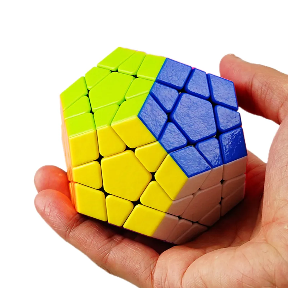 Shengshou 3x3 Megaminxeds Cube Stickerless 3x3x3 Gem Magic Cube Frosted 3Layers Speed Professional Megaminx Puzzle Toys