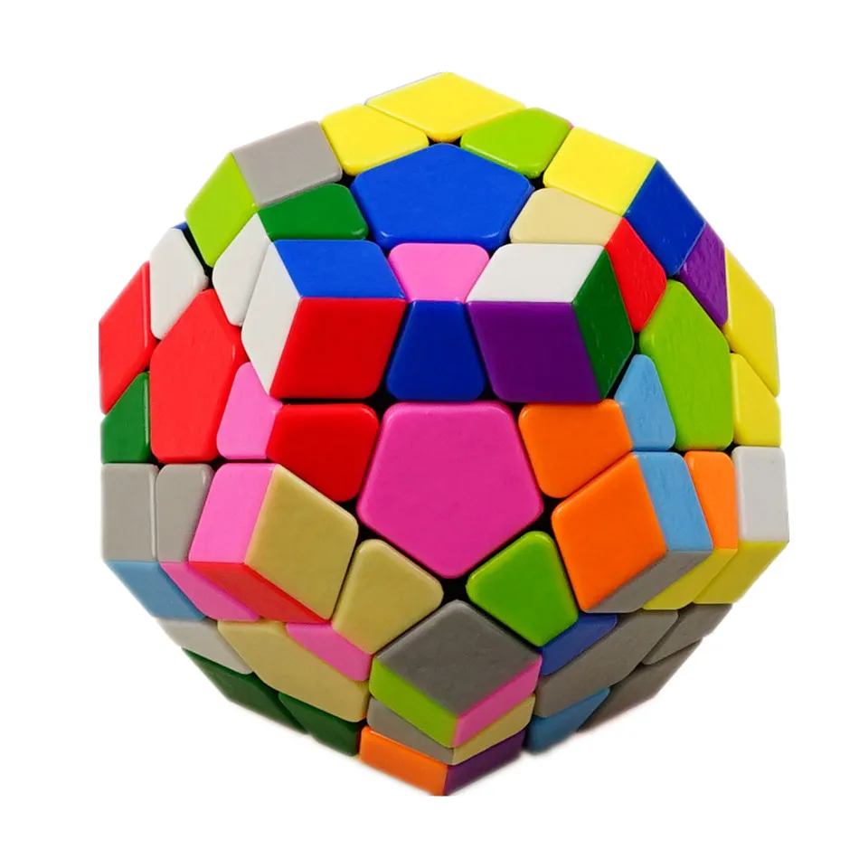 Shengshou 3x3 Megaminxeds Cube Stickerless 3x3x3 Gem Magic Cube Frosted 3Layers Speed Professional Megaminx Puzzle Toys