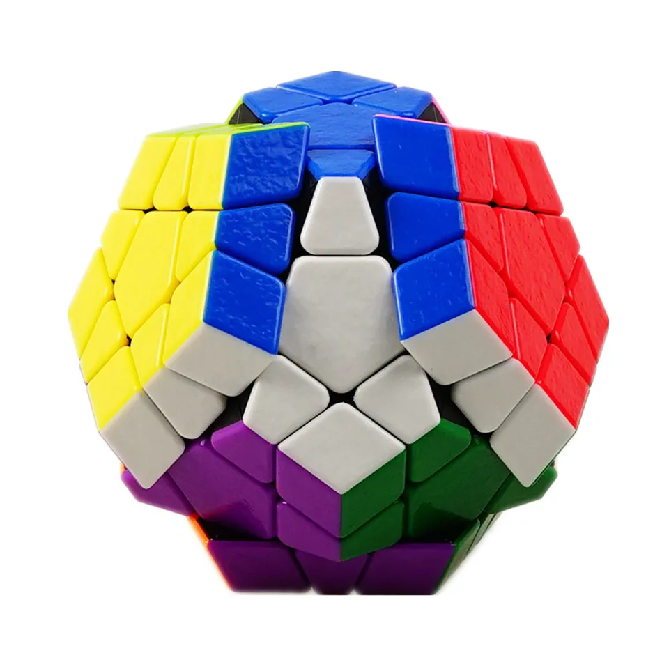 Shengshou 3x3 Megaminxeds Cube Stickerless 3x3x3 Gem Magic Cube Frosted 3Layers Speed Professional Megaminx Puzzle Toys