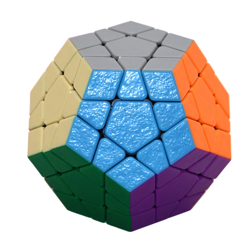 Shengshou 3x3 Megaminxeds Cube Stickerless 3x3x3 Gem Magic Cube Frosted 3Layers Speed Professional Megaminx Puzzle Toys