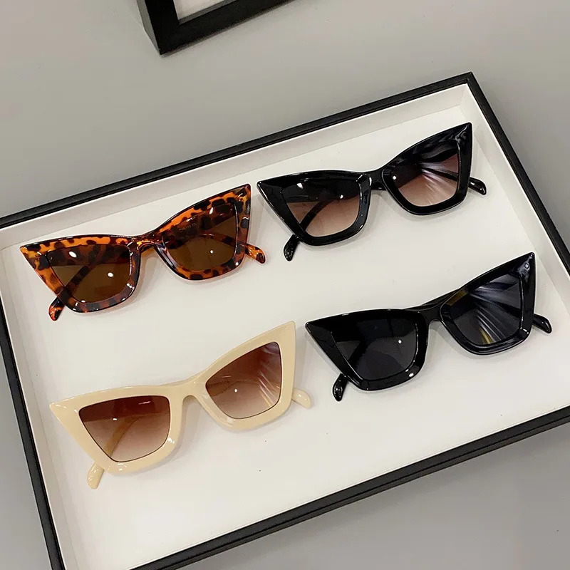 Big Frame Vintage Square Sunglasses Women Men Cat Eye Sun Glasses Eye Glasses Goggle Square Male Female Rectangle Sunglasses 