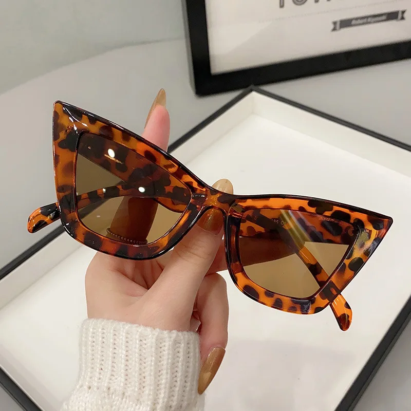 Big Frame Vintage Square Sunglasses Women Men Cat Eye Sun Glasses Eye Glasses Goggle Square Male Female Rectangle Sunglasses 