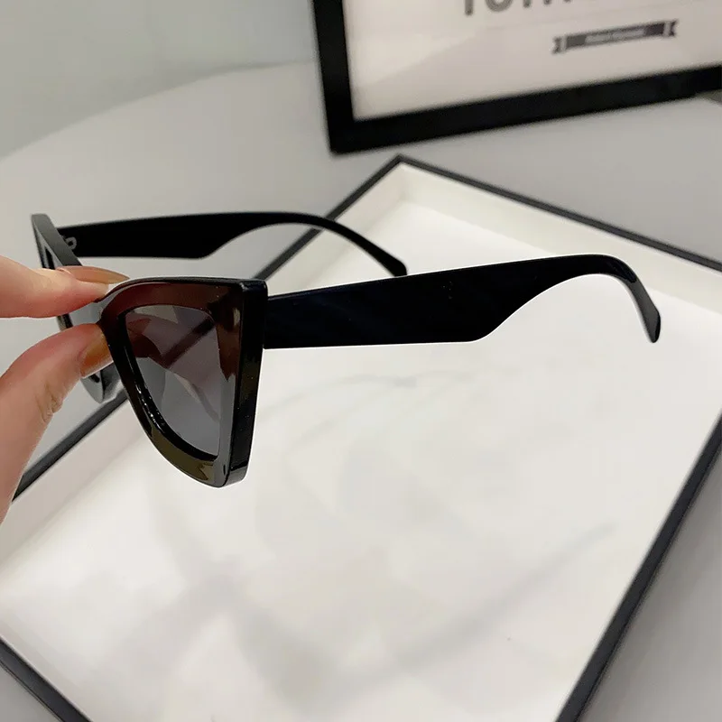 Big Frame Vintage Square Sunglasses Women Men Cat Eye Sun Glasses Eye Glasses Goggle Square Male Female Rectangle Sunglasses 