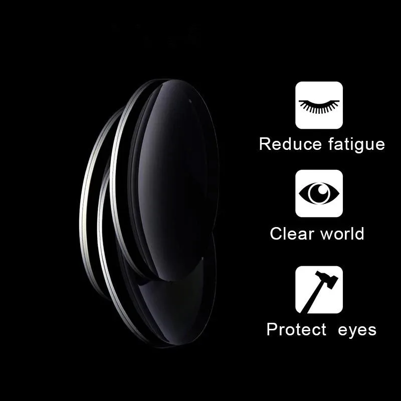 High Quality MR-8 Super Tough Lens 1.61 1.67 Index Thin Optical Myopia Hyperopia Prescription Clear Lenses Hardness Unbreakable