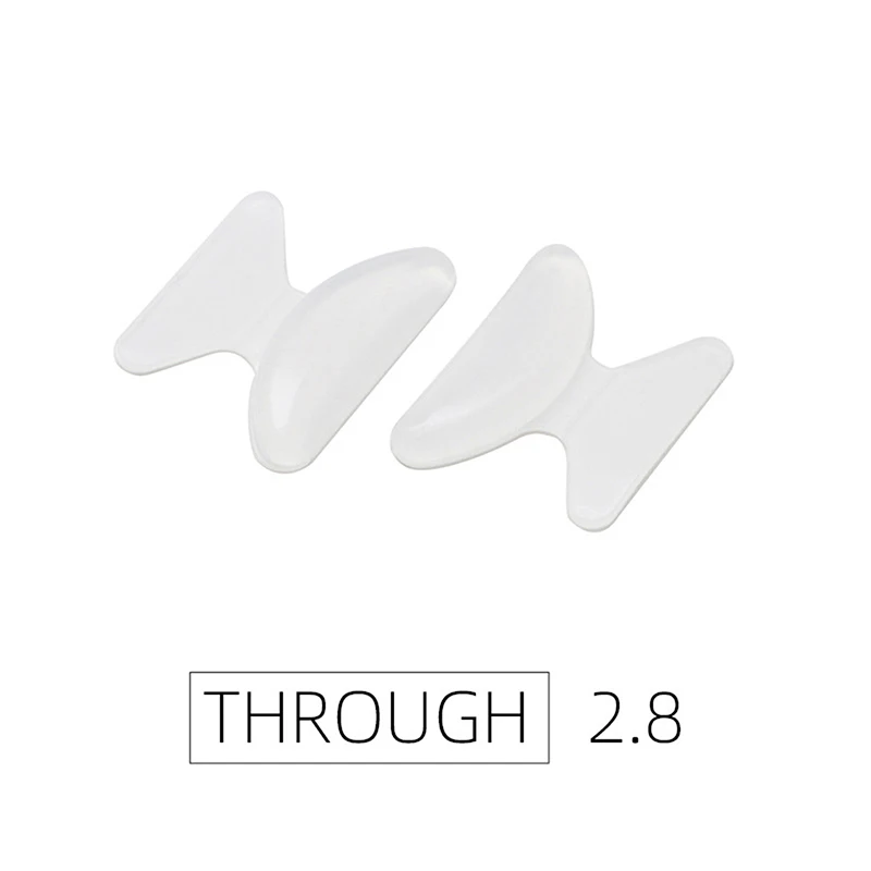 5 Pairs Useful Soft Silicone Nose Pad For Glasses Non-slip Eyeglasses Sunglass Black White Nose Pad