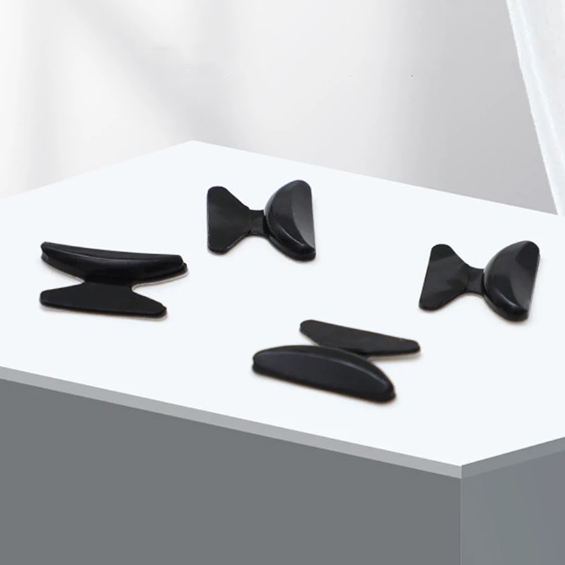 5 Pairs Useful Soft Silicone Nose Pad For Glasses Non-slip Eyeglasses Sunglass Black White Nose Pad
