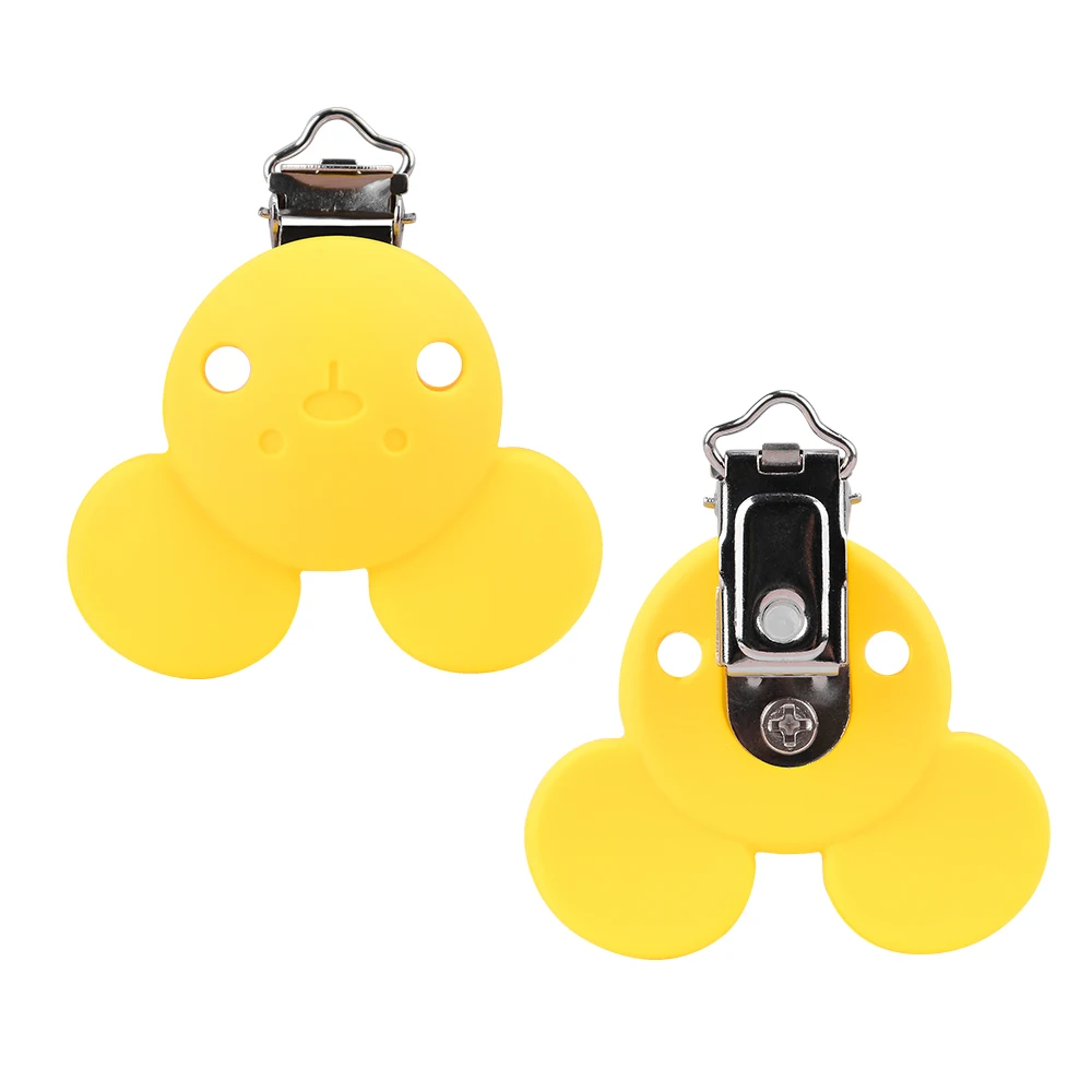 Lofca Silicone Clip 5 PCS Baby Pacifiers for DIY Pacifier Chain Nursing Teething Baby Gifts Food Grade Free BPA Baby