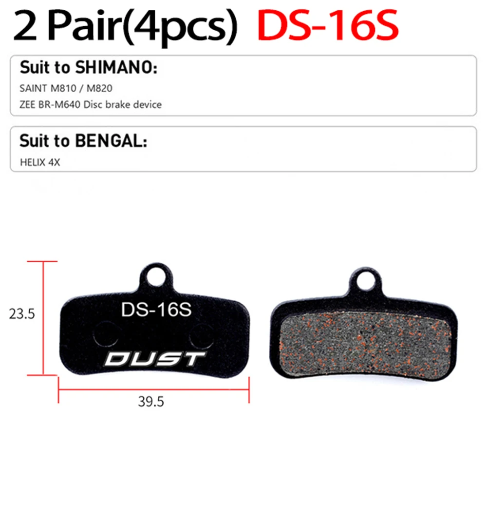 2 Pair (4pcs) MTB Bicycle Hydraulic Disc Ceramics Brake Pads For b01s SRAM AVID HAYES Magura ZOOM Cycling Bike Part