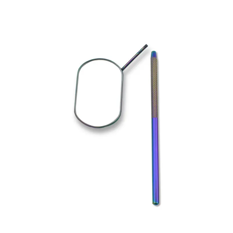 1PC Multi Colors Oval Grafted Lash Mirror Stainless Steel Multifunction Checking Mirror Eyelashes Extension Makeup Tool