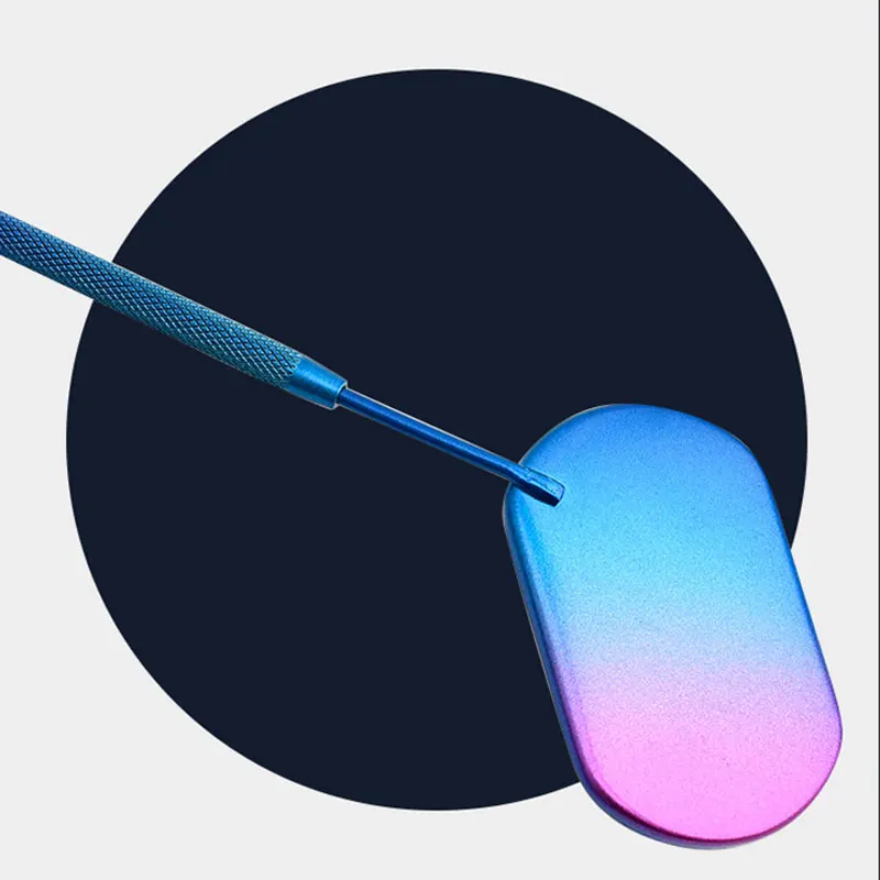 1PC Multi Colors Oval Grafted Lash Mirror Stainless Steel Multifunction Checking Mirror Eyelashes Extension Makeup Tool