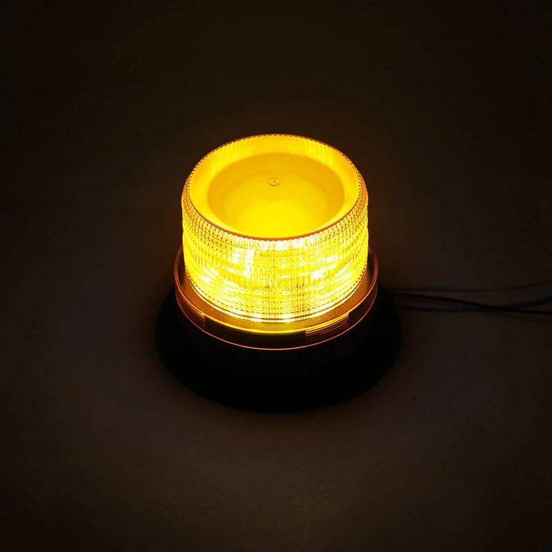 Car Strobe Light Emergency Car Rotating Traffice Indication Car Flash Beacon Light LED Orange Blue Red Flash Car Warning Light
